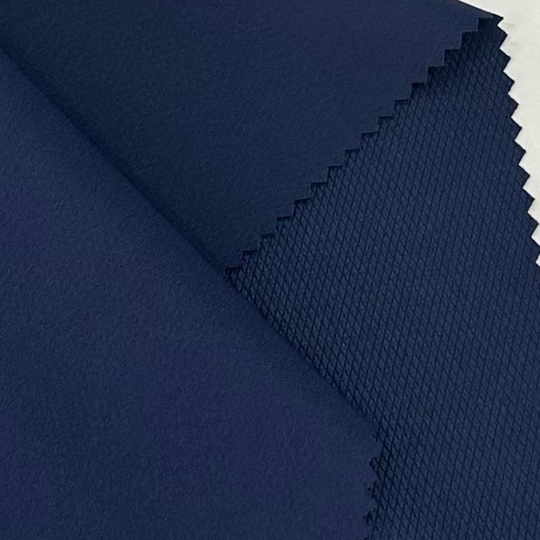 ダイヤモンドグリッド 四方向ストレッチ布 50D+20D*50D+20D/100D 140GSM 94% ポリエステル 6% スパンデックス