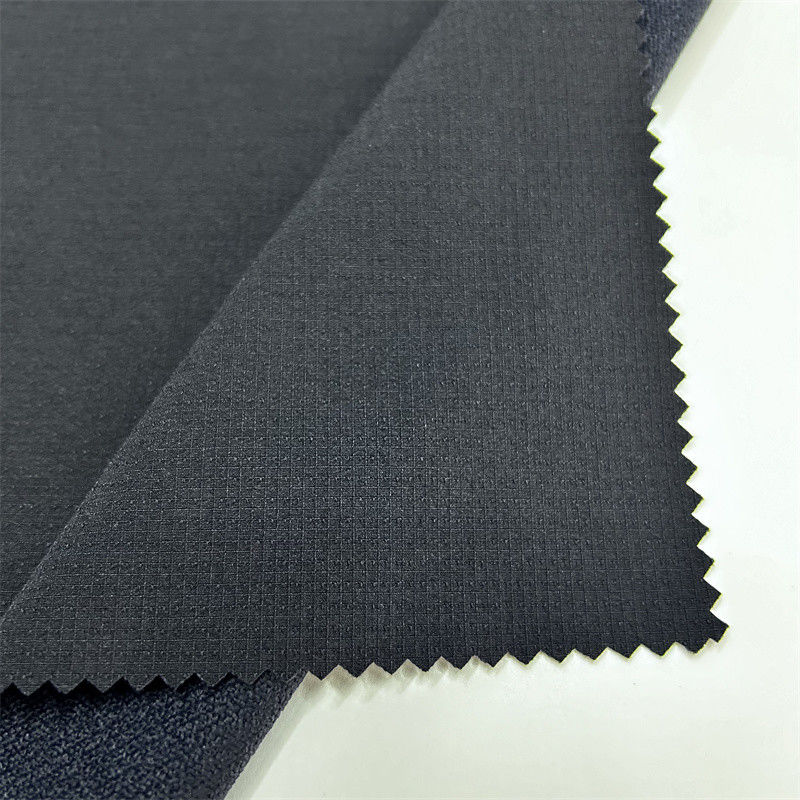半光沢ナイロン チェッカー型登山用布 厚い弾性質 屋外服用