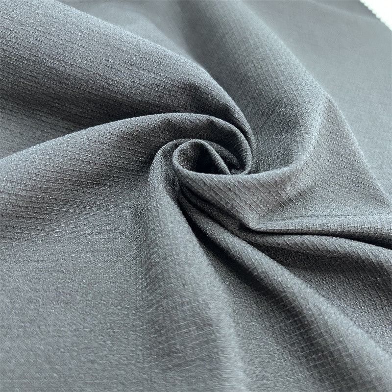 半光沢ナイロン チェッカー型登山用布 厚い弾性質 屋外服用